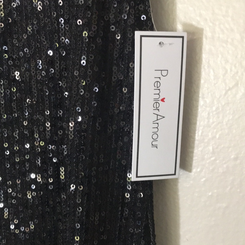 NEW Premier Amour Straight Pull-On Sequin Pant - Picture 5 of 8